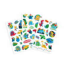Load image into Gallery viewer, Tattoo Palooza: Temporary Tattoos - Dino. Days (3 Sheet Set)
