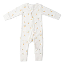 Load image into Gallery viewer, Organic 2-Way Zip Romper - Lemons
