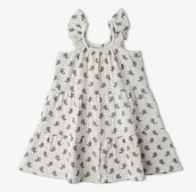 Load image into Gallery viewer, Toddler Organic Ruffled Tiered Dress- Poppy
