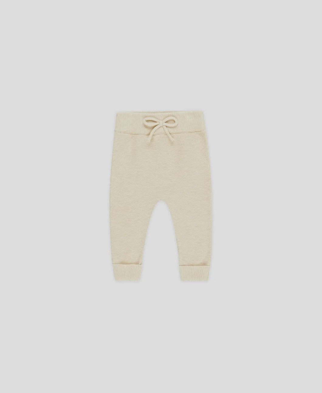 Knit Pant- Heathered Natural