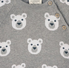 Load image into Gallery viewer, Bear Jacquard Knit Pullover Sweater

