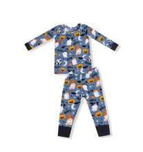 Load image into Gallery viewer, Long Sleeve Loungewear Set- Costumed Ghosts Glow in the Dark
