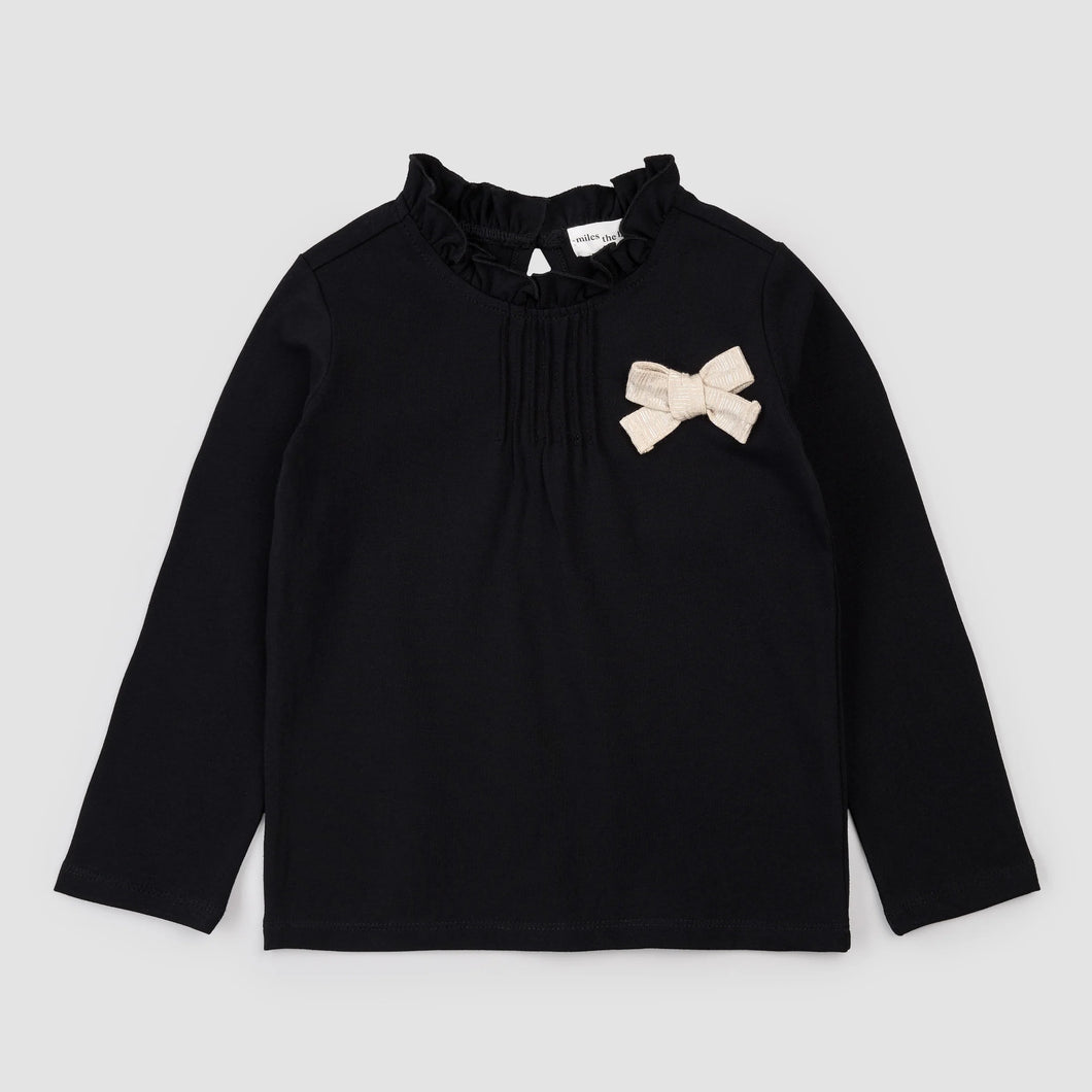 Gold Grosgrain Bow Top