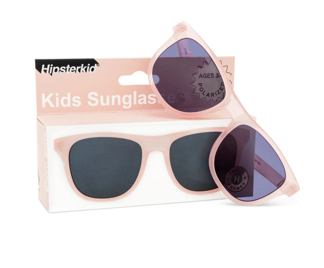 Extra Fancy Baby Sunglasses - Blush Slate Baby: 0-2Y