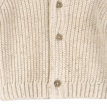 Load image into Gallery viewer, Baby Sweater Cardigan- Speckled Linen
