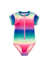 Load image into Gallery viewer, Kids Rash Guard One-Piece Swimsuit- Rio de Janeiro
