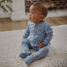 Load image into Gallery viewer, Otterly Festive Print on Pearl Blue Sleeper
