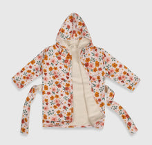 Load image into Gallery viewer, Summer Floral Baby Hooded Bathrobe
