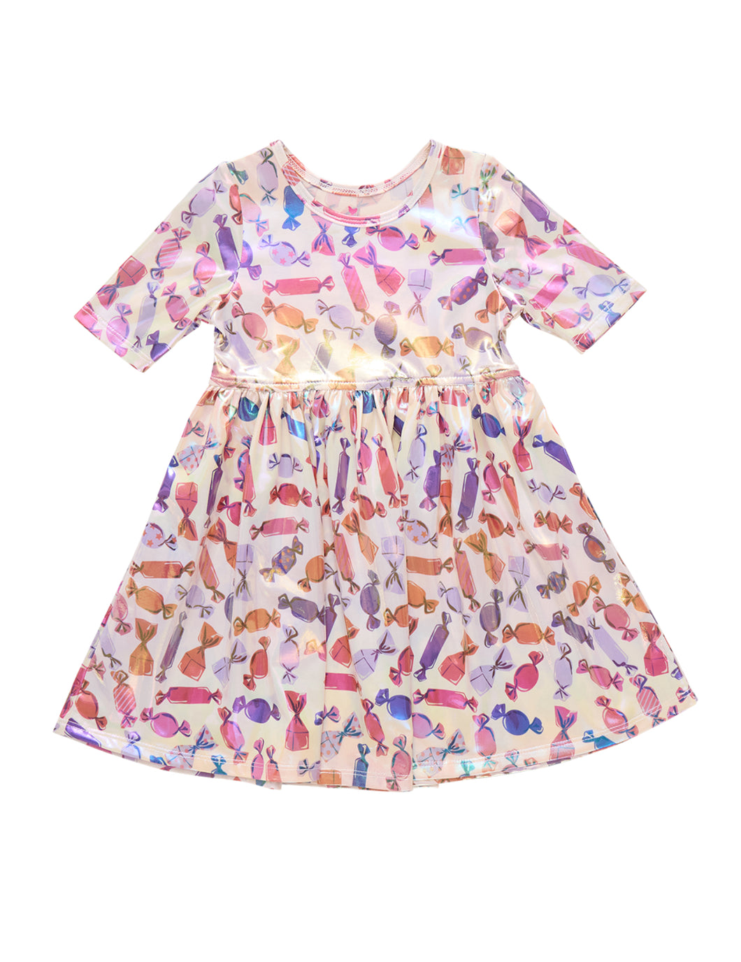 Girls Lame Steph Dress- Halloween Candy