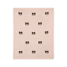 Load image into Gallery viewer, Organic Cotton Baby Blanket- Brown Bear
