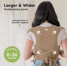 Load image into Gallery viewer, KeaBabies D-Lite Wrap Carrier- Warm Hearth
