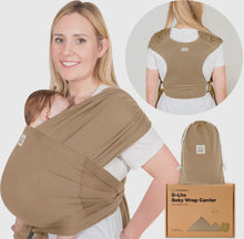 Load image into Gallery viewer, KeaBabies D-Lite Wrap Carrier- Warm Hearth
