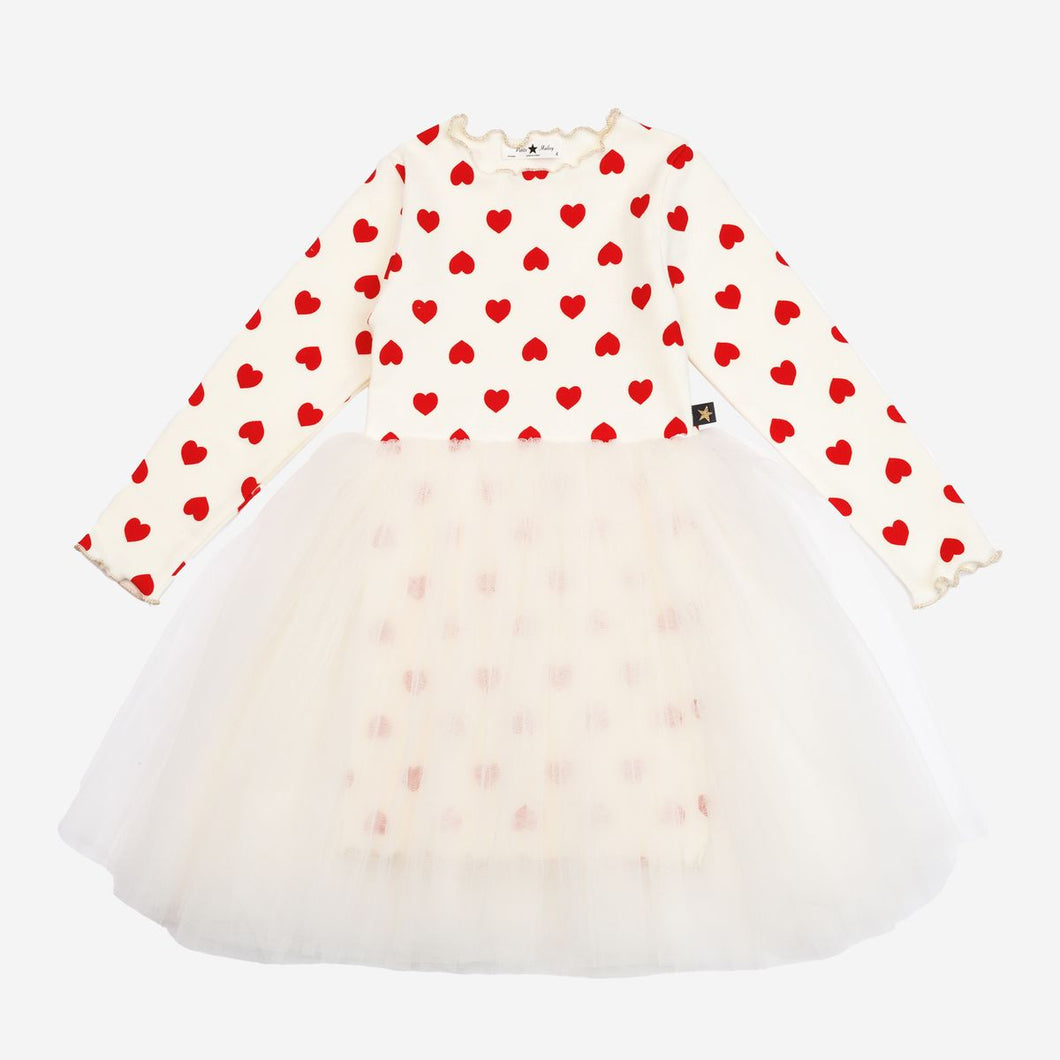 Petite Hailey Heart Tutu Dress