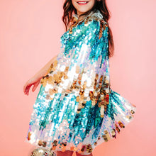 Load image into Gallery viewer, Mermaid Blue Cape
