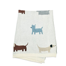 Load image into Gallery viewer, Organic Cotton Knit Blankets- Buddy Dog
