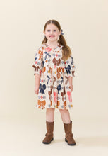 Load image into Gallery viewer, Girls Amara Dress Harvest Bows
