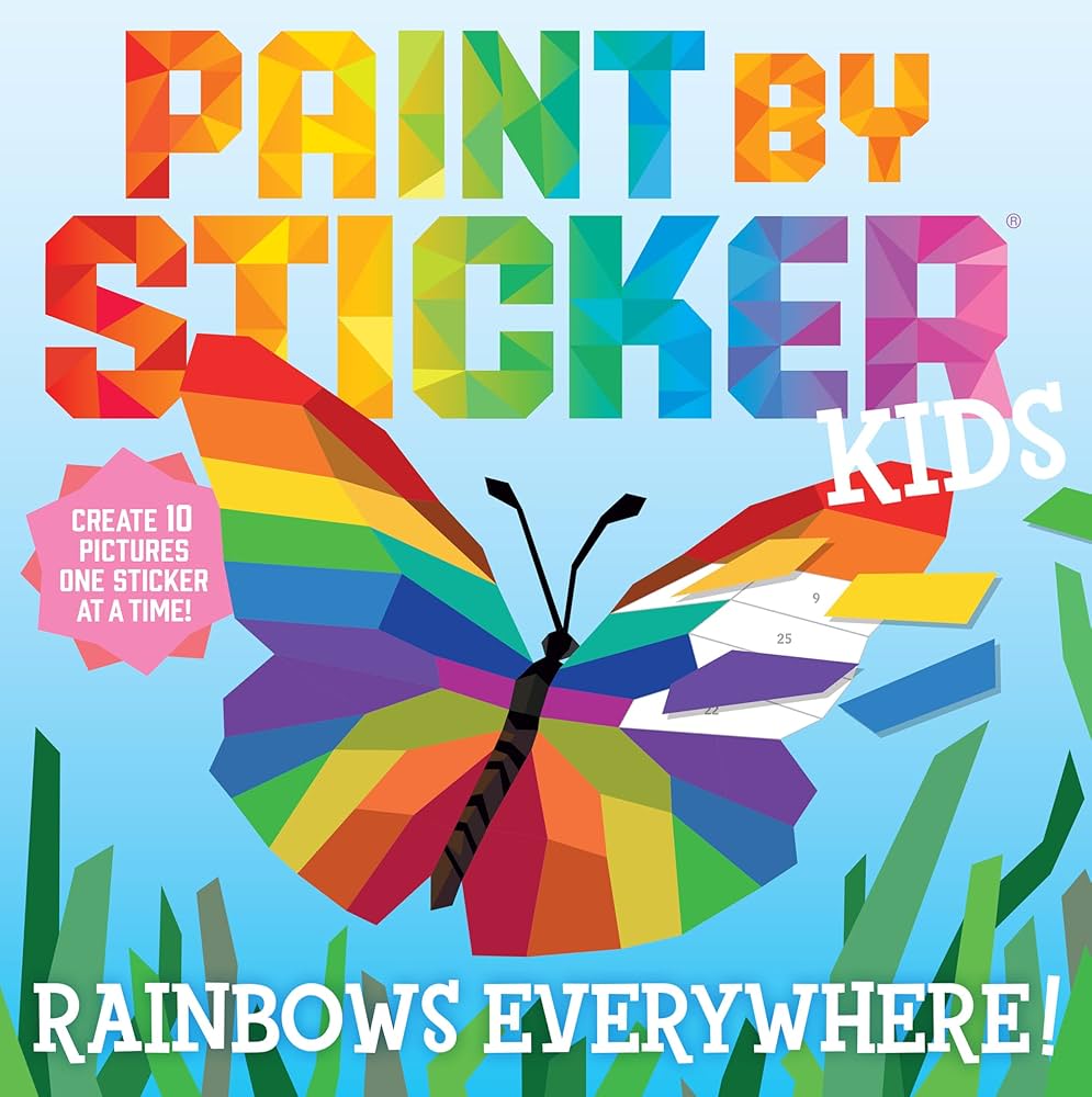 Paint By Sticker Kids- Rainbows Everywhere