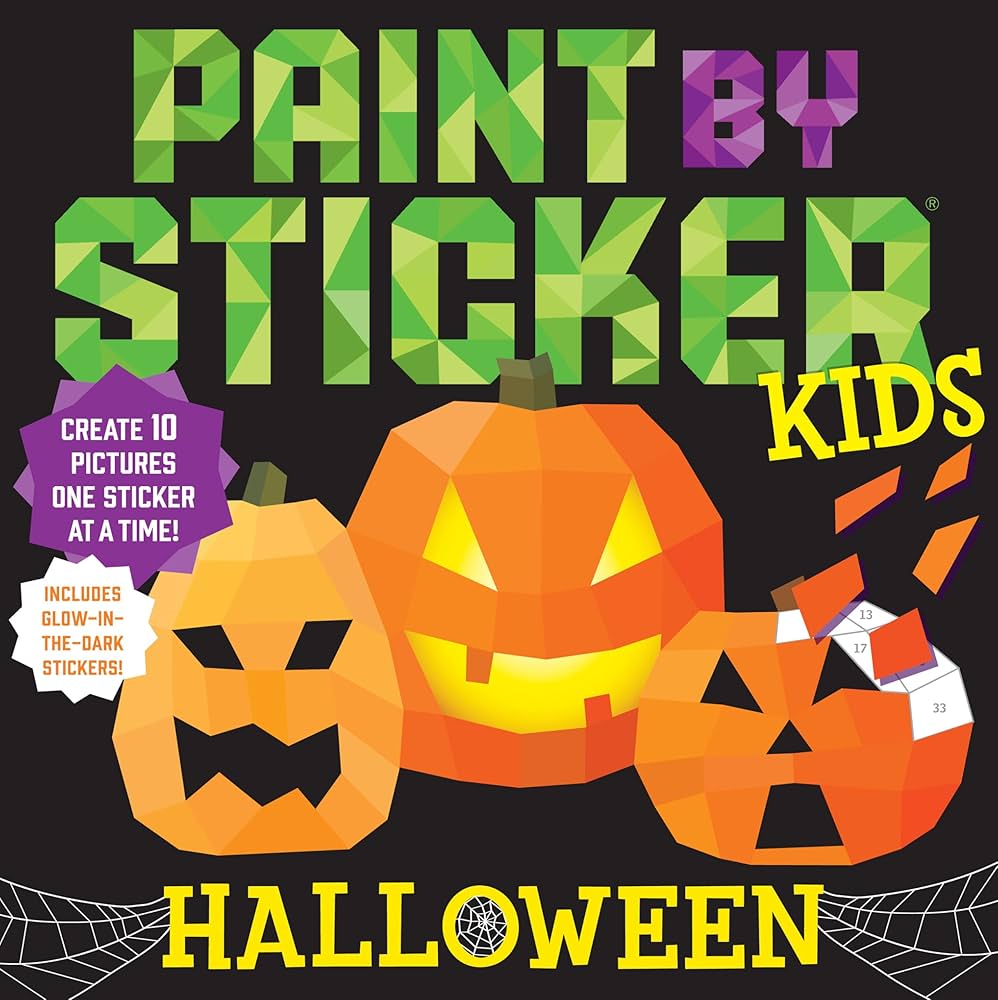 Paint By Sticker Kids- Halloween