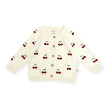Load image into Gallery viewer, Cherry Embroidered Baby Cardigan
