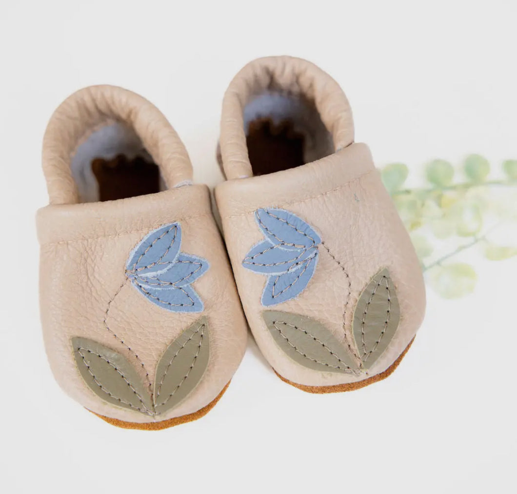 Bluebell Leather Moccs