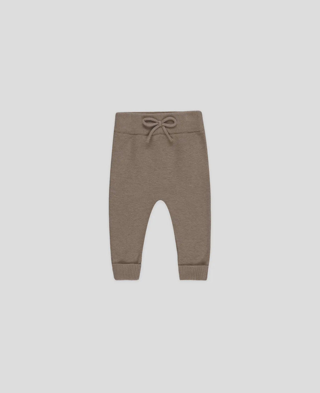 Knit Pant- Heathered Mocha