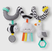 Load image into Gallery viewer, Itzy Bitzy Spiral Car Seat Activity Toy High Contrast Itzy Ritzy
