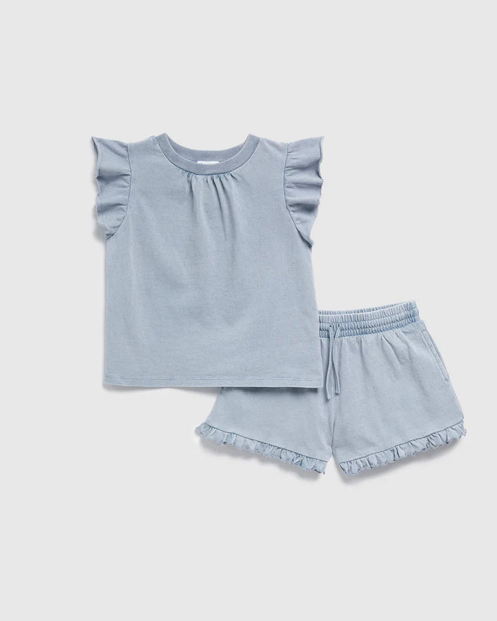 Toddler Indigo Short Set