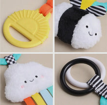 Load image into Gallery viewer, Bitzy Busy Ring Teething Activity Toy High Contrast Itzy Ritzy
