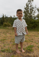 Load image into Gallery viewer, Boy's Organic Shirt &amp; Shorts Set - Poppy
