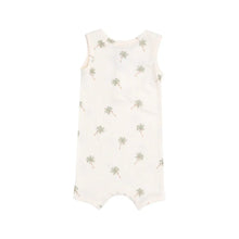 Load image into Gallery viewer, Sleeveless Shortie Romper - Palm Trees Angel Dear
