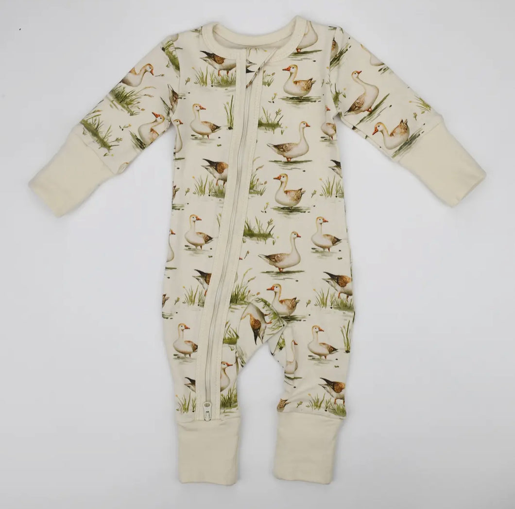 Baby Pajamas 2-Way Zip- Marley