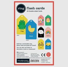 Load image into Gallery viewer, Baby&#39;s First Words Ring Flash Cards
