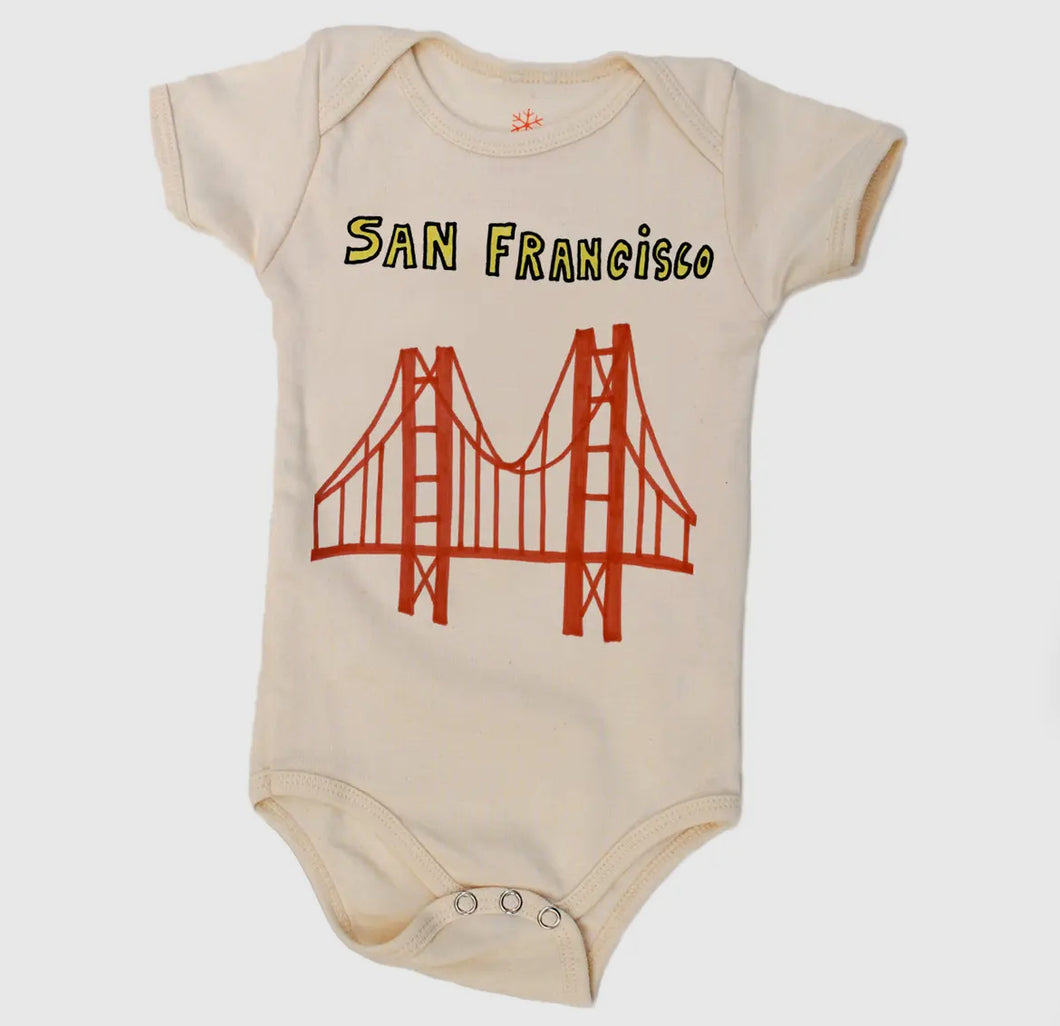 Baby Organic Bodysuit- San Francisco