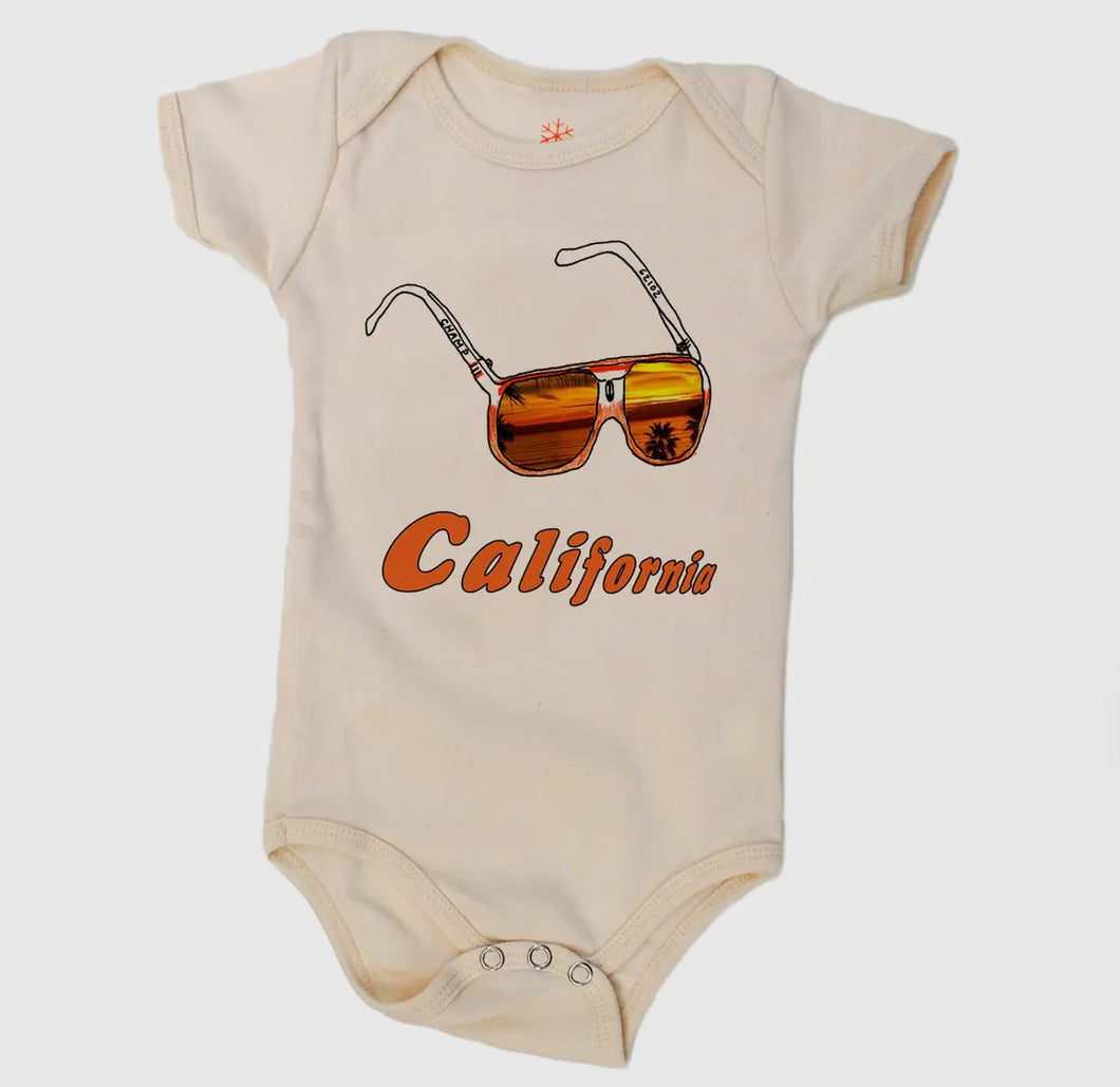 Baby Organic bodysuit- California Sunnies