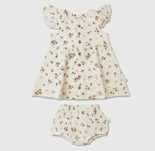 Load image into Gallery viewer, Organic Button Flutter Dress Set - Bohemia

