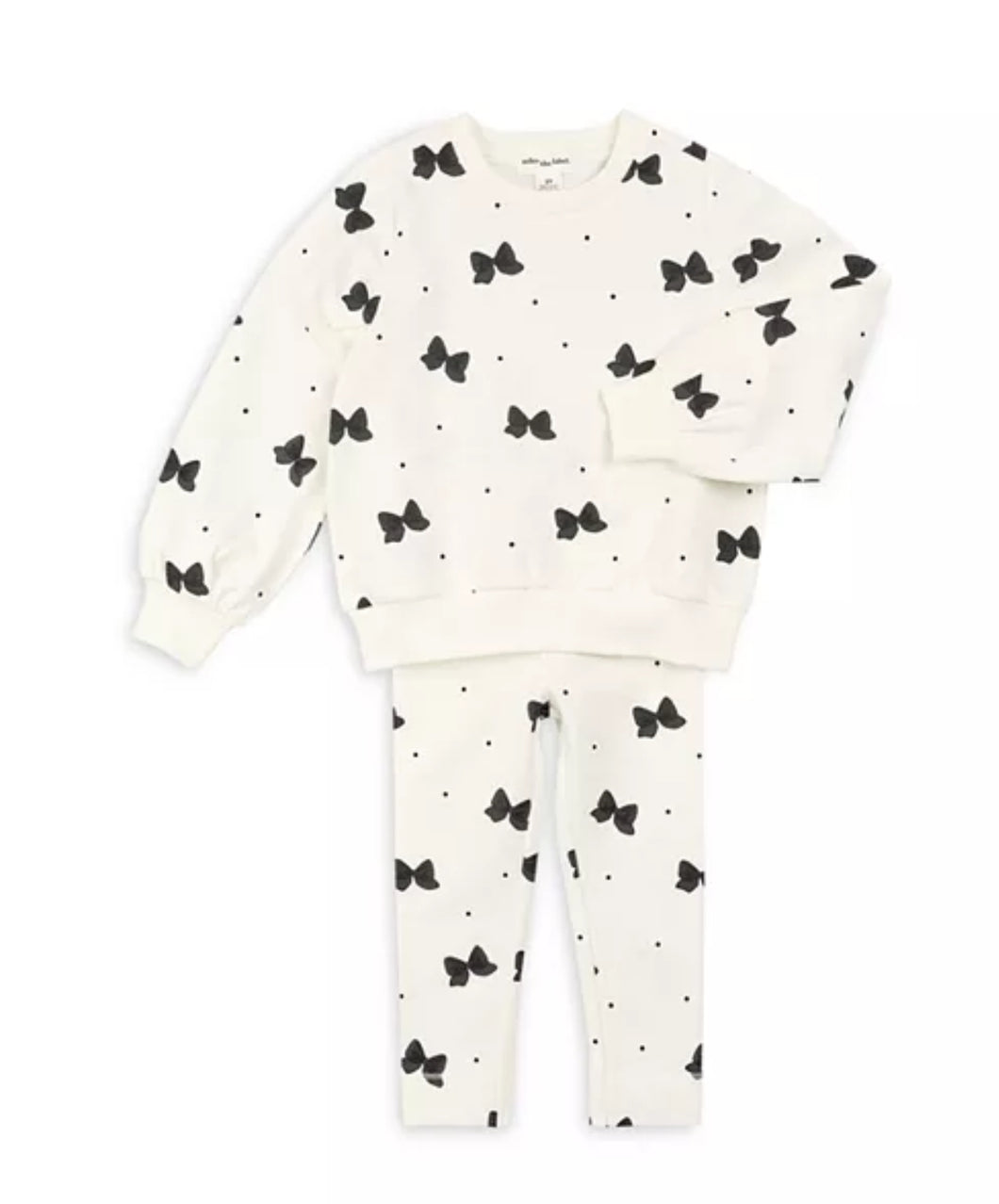 Glitter Bow 2 Pc Set