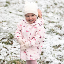 Load image into Gallery viewer, Kids Fleece Lined Rain Jackets | Pink Ponies
