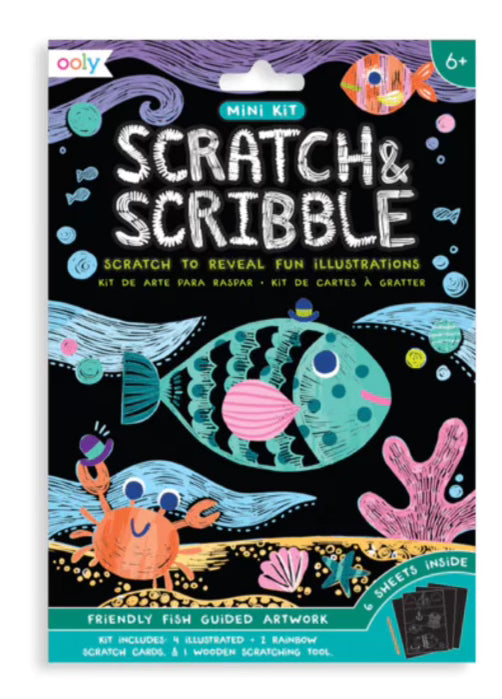 Mini Scratch and Scribble Scratch Art Kit