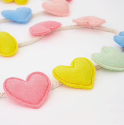 Felt Heart Garland