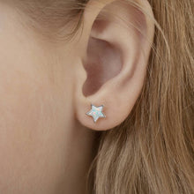 Load image into Gallery viewer, Star Sterling Silver Earrings
