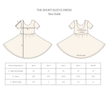 Load image into Gallery viewer, Short Sleeve Twirl Dress in Lavender Blooms
