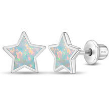 Load image into Gallery viewer, Star Sterling Silver Earrings
