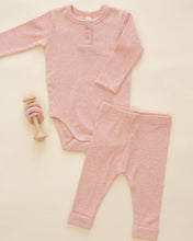 Load image into Gallery viewer, Ribbed Legging Rose

