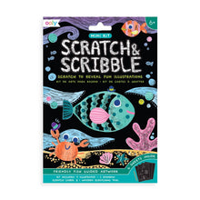 Load image into Gallery viewer, Scratch &amp; Scribble: Mini Kit - Friendly Fish (7 PC Set)
