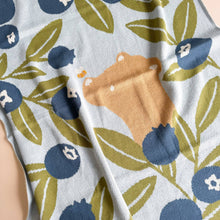 Load image into Gallery viewer, Blueberry Bear Bee Blanket
