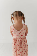 Load image into Gallery viewer, Cherries Henley Tank Dress
