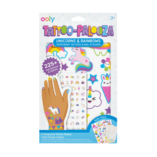 Load image into Gallery viewer, Tattoo Palooza: Temporary Tattoos &amp; Nail Stickers - Unicorns
