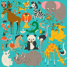 Load image into Gallery viewer, Animals Of The World Jumbo Puzzle

