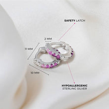 Load image into Gallery viewer, Hoop Sterling Silver Earrings
