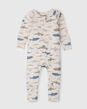 Load image into Gallery viewer, Sharks Sleeper Romper
